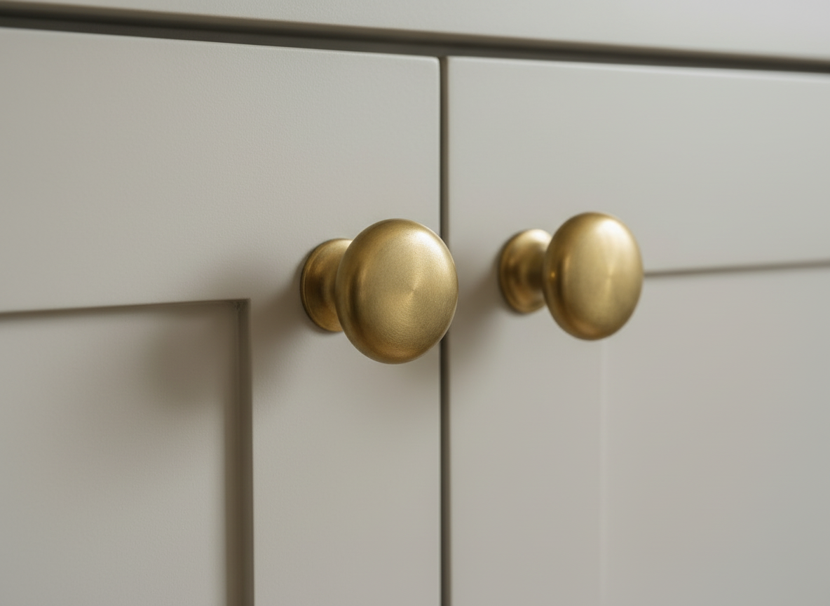 Handle detail in luxury living room – Victorian London townhouse – Chris Cimer
